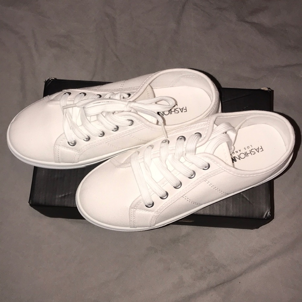 Fashion Nova, obviously not sneakers white New